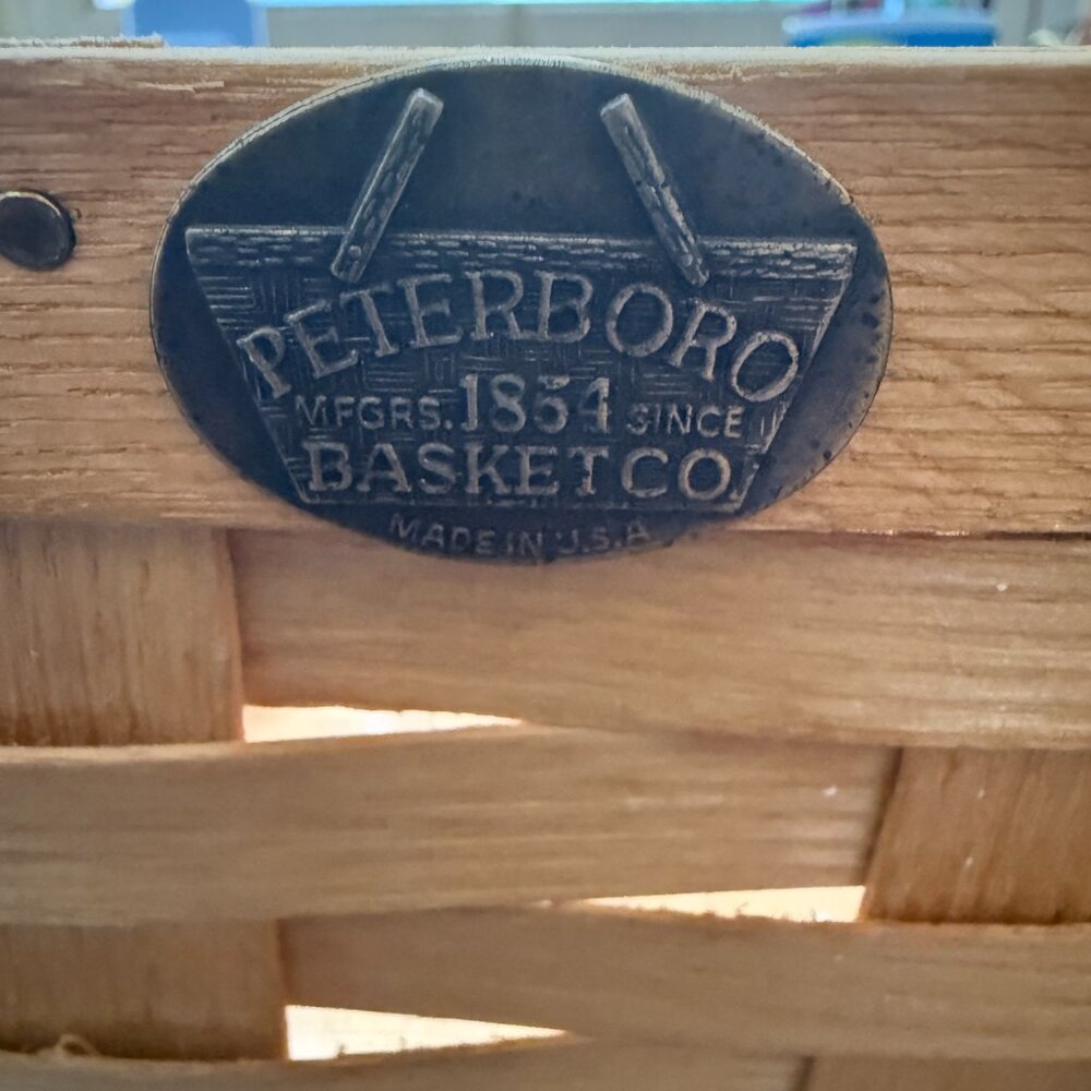 Peterboro 1854 Basket Co. Vintage Sectional Basket - Picture 6 of 6